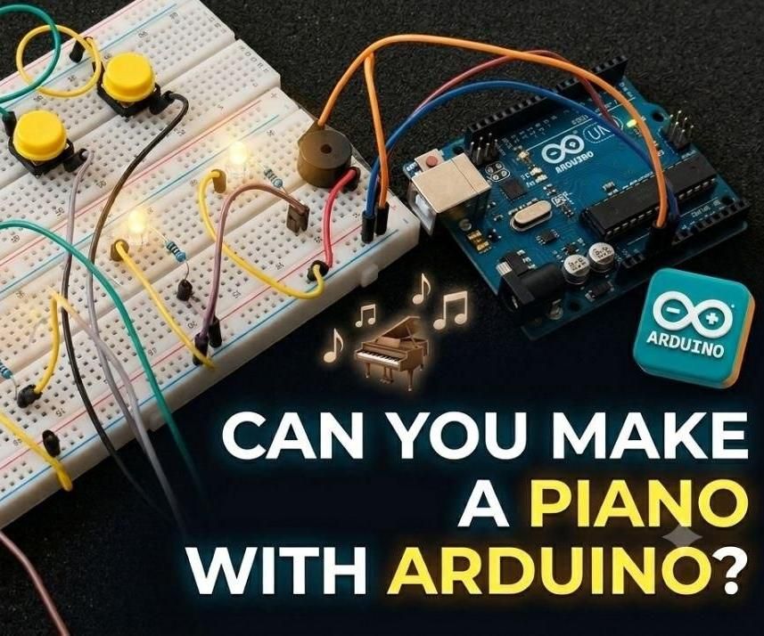 Easy Arduino Mini Piano for Beginners