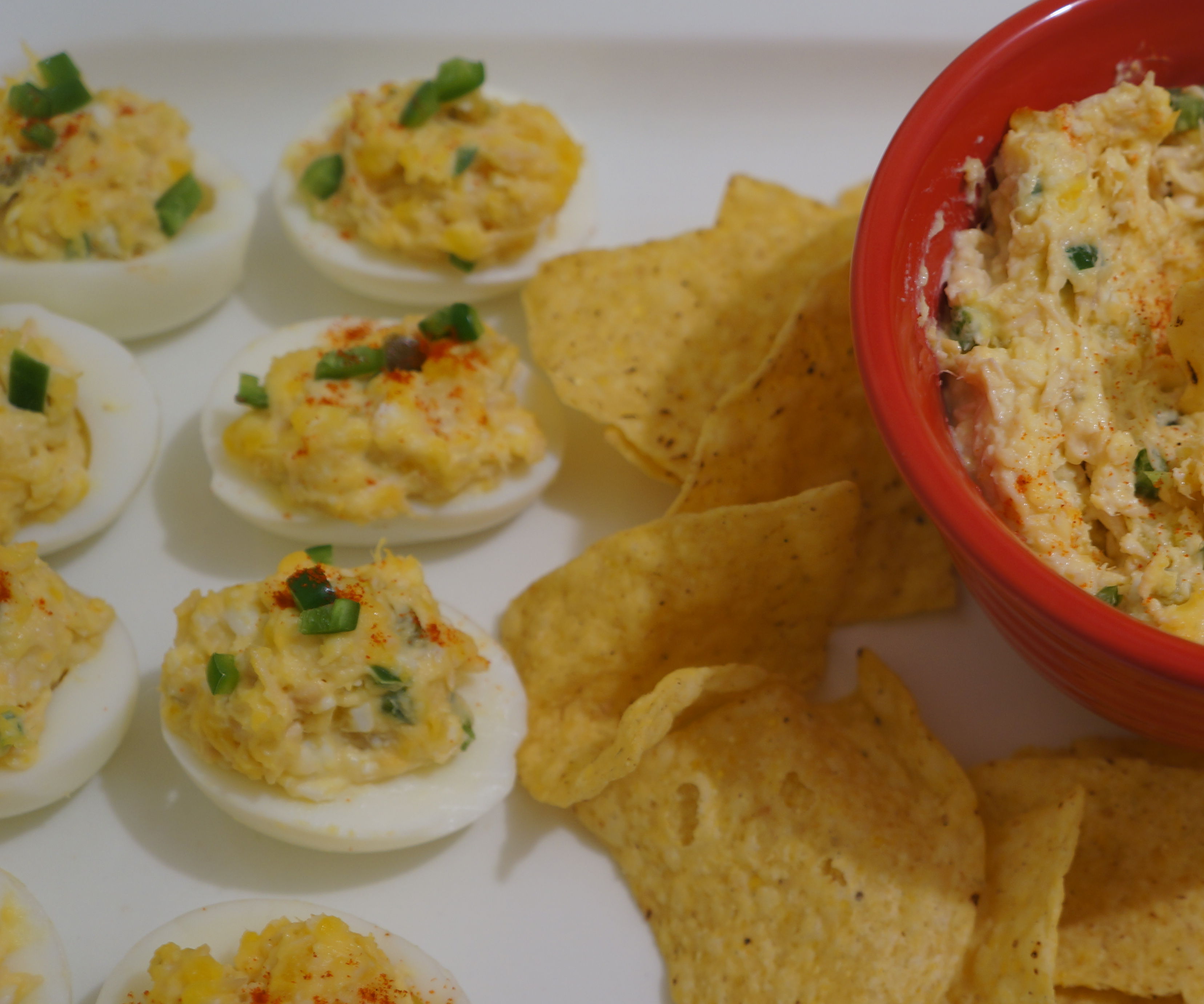 Mexican Style Appetizers From Boiled Eggs