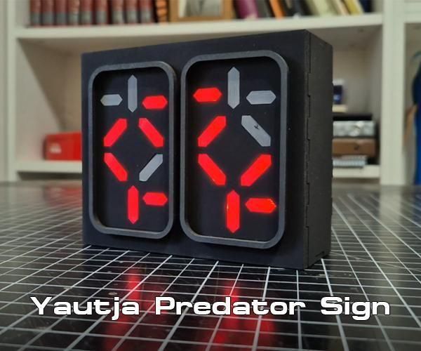 Animated Yautja Predator Sign