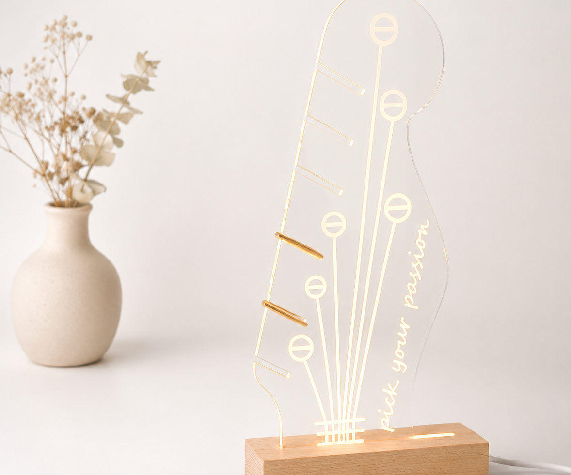 Guitar Pick Display Night Light