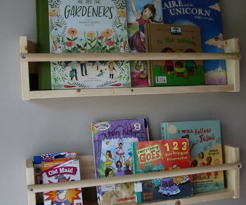 Kids Wall Display Bookshelves