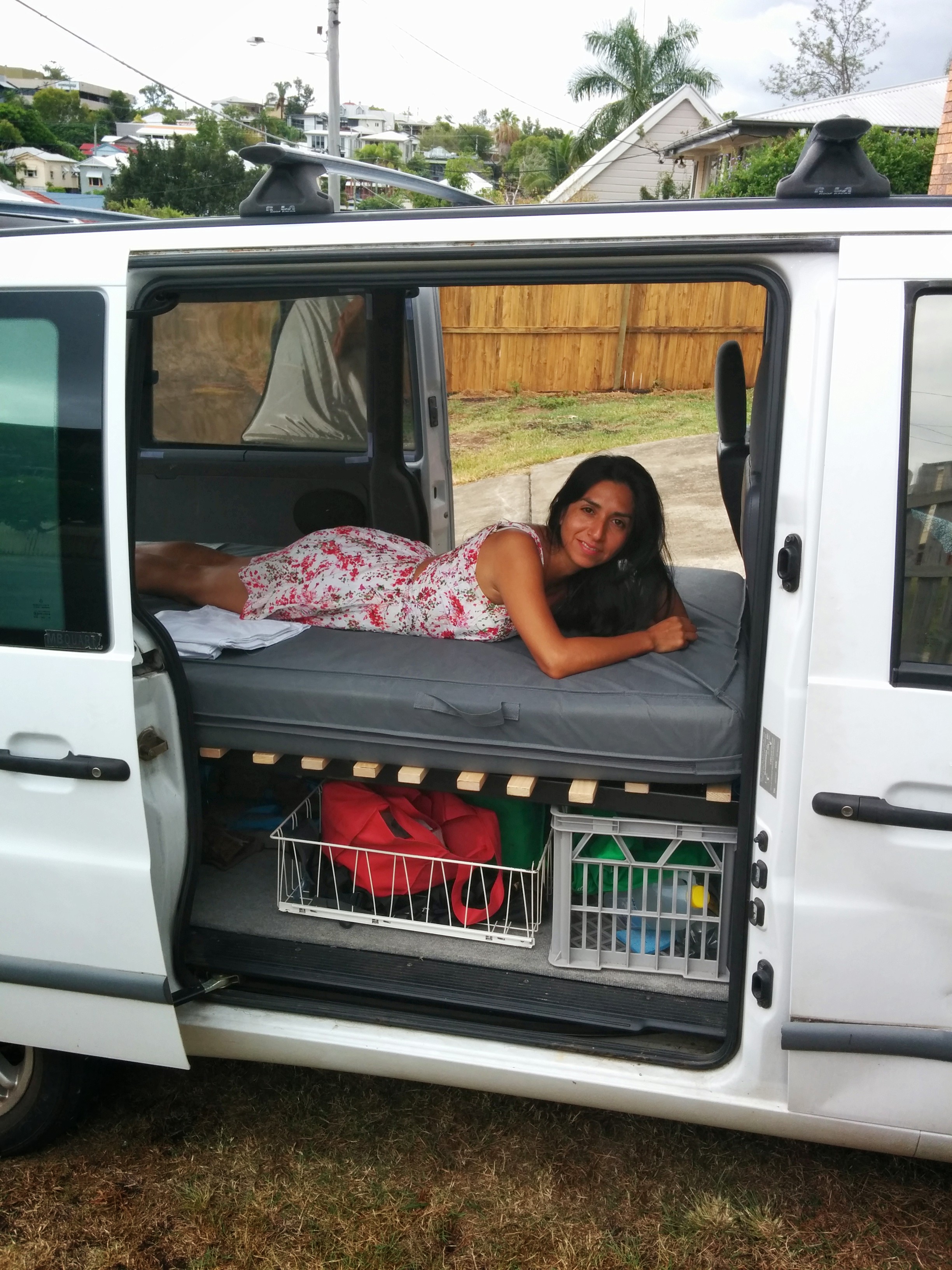 Camper Van Collapsible Bed