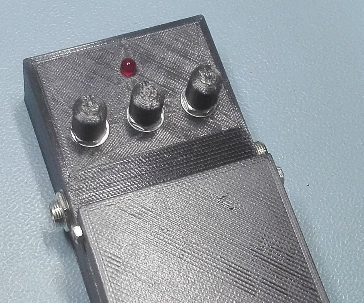 Guitar Booster With Electronic Switch, 3D Printed Cover