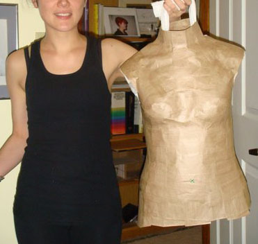 Packing Tape Dressform