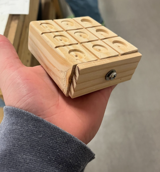 Wooden Tic Tac Toe Board