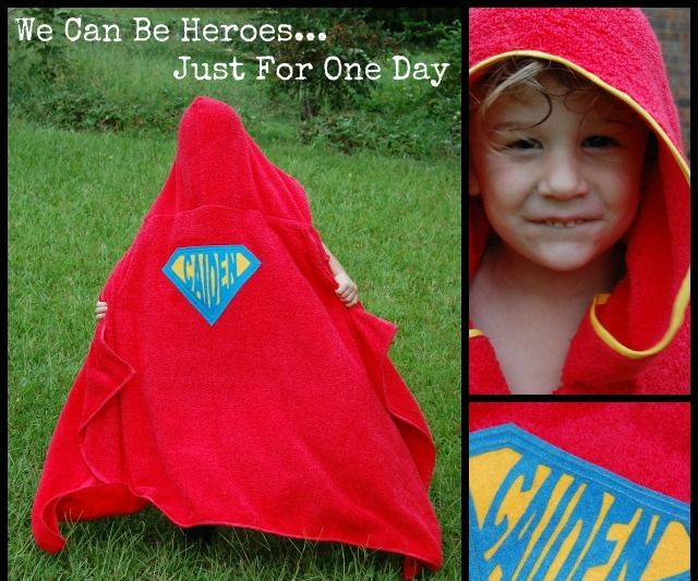 Superhero Hooded Towel