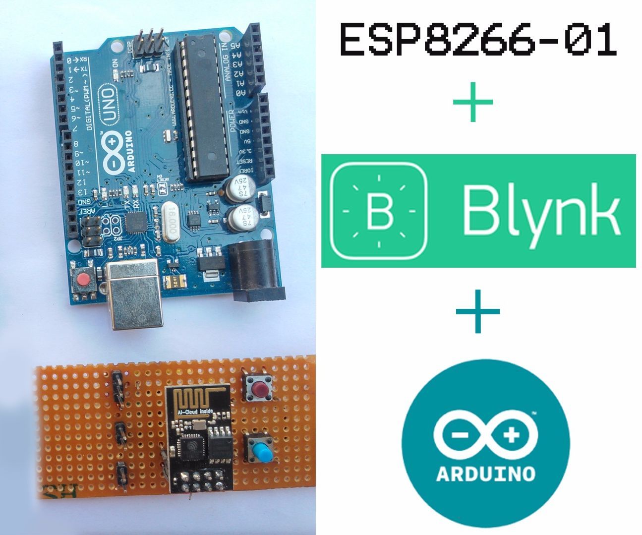 Connecting ESP8266-01 to Arduino UNO/ MEGA and BLYNK