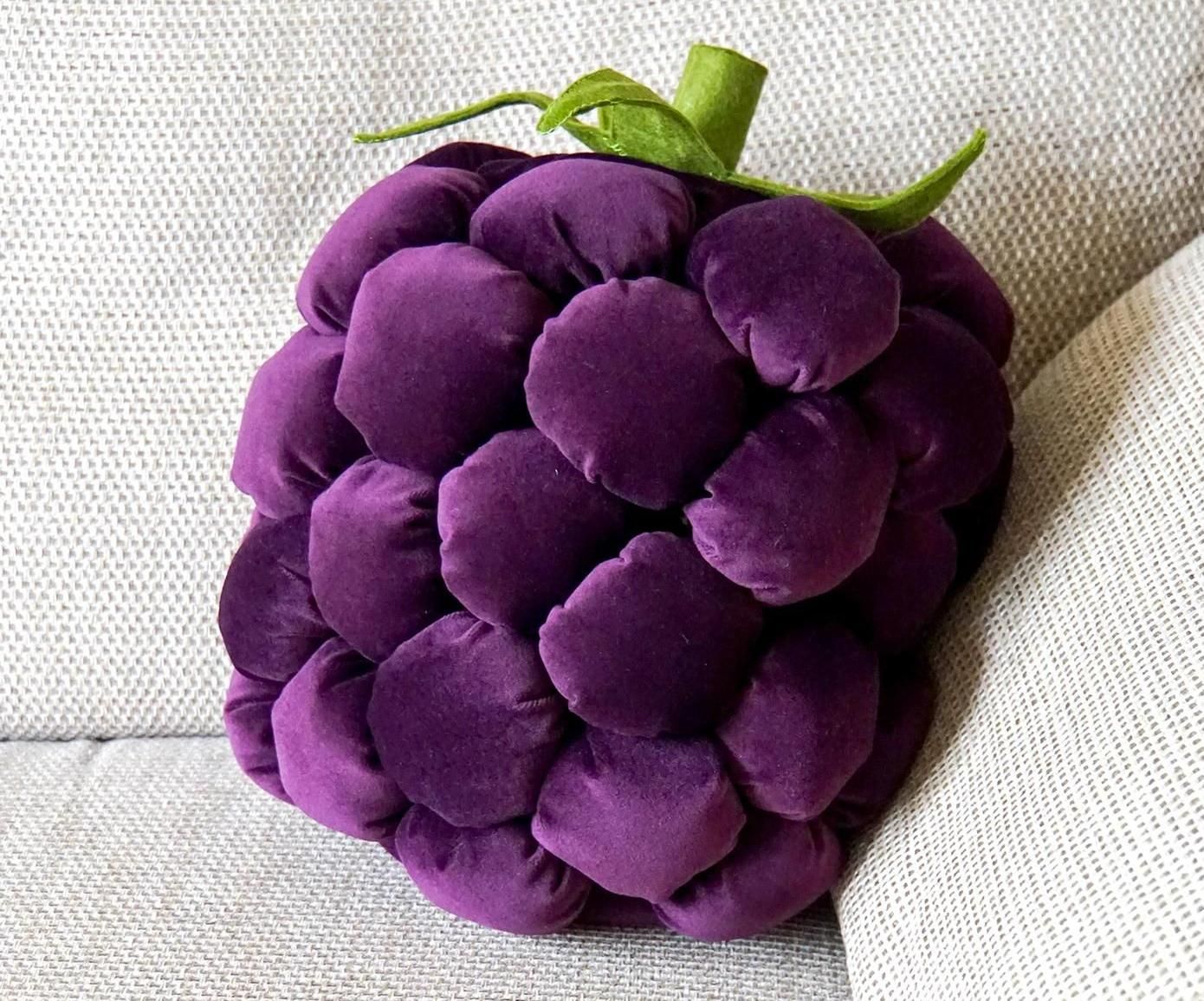 How to Make a Purple Blackberry Softie | DIY Velvet Plush Fruit