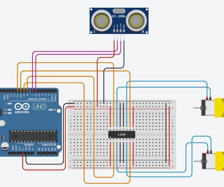 Distance Sensing Robot