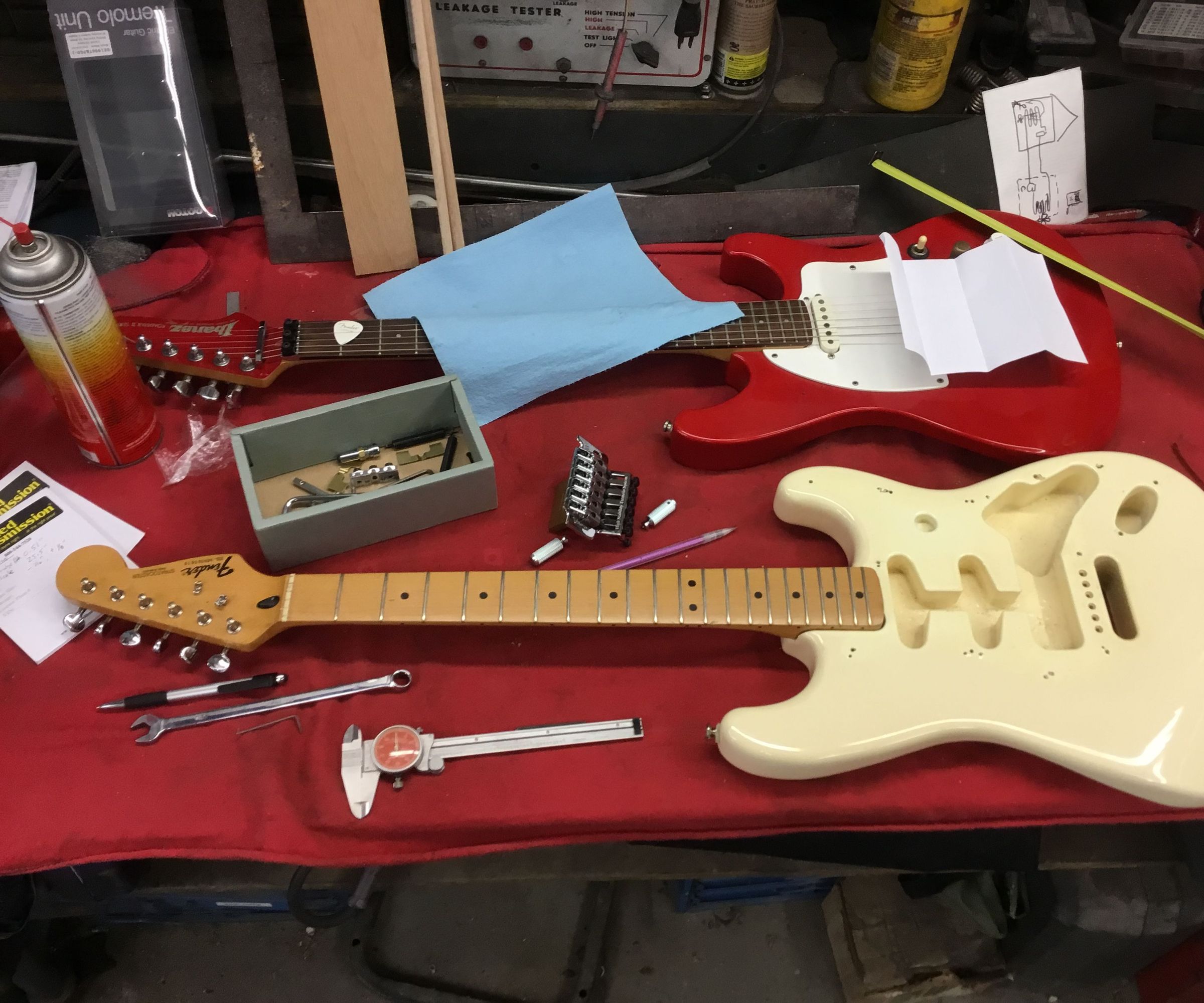 Gotoh Fender Floating Tremolo Install