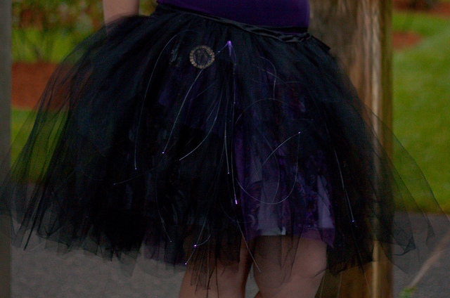 Skirt Full of Stars - Motion Reactive Skirt With Fiber Optics