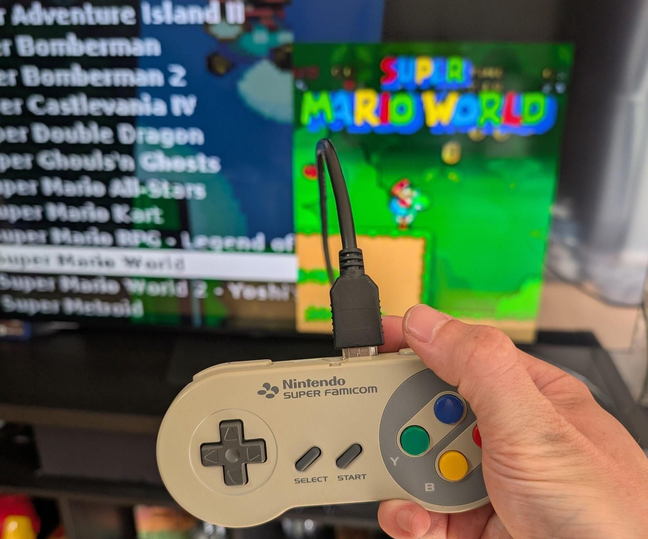 Retro Gaming on a ESP32-S3...Inside a Controller. Outputs to HDMI.