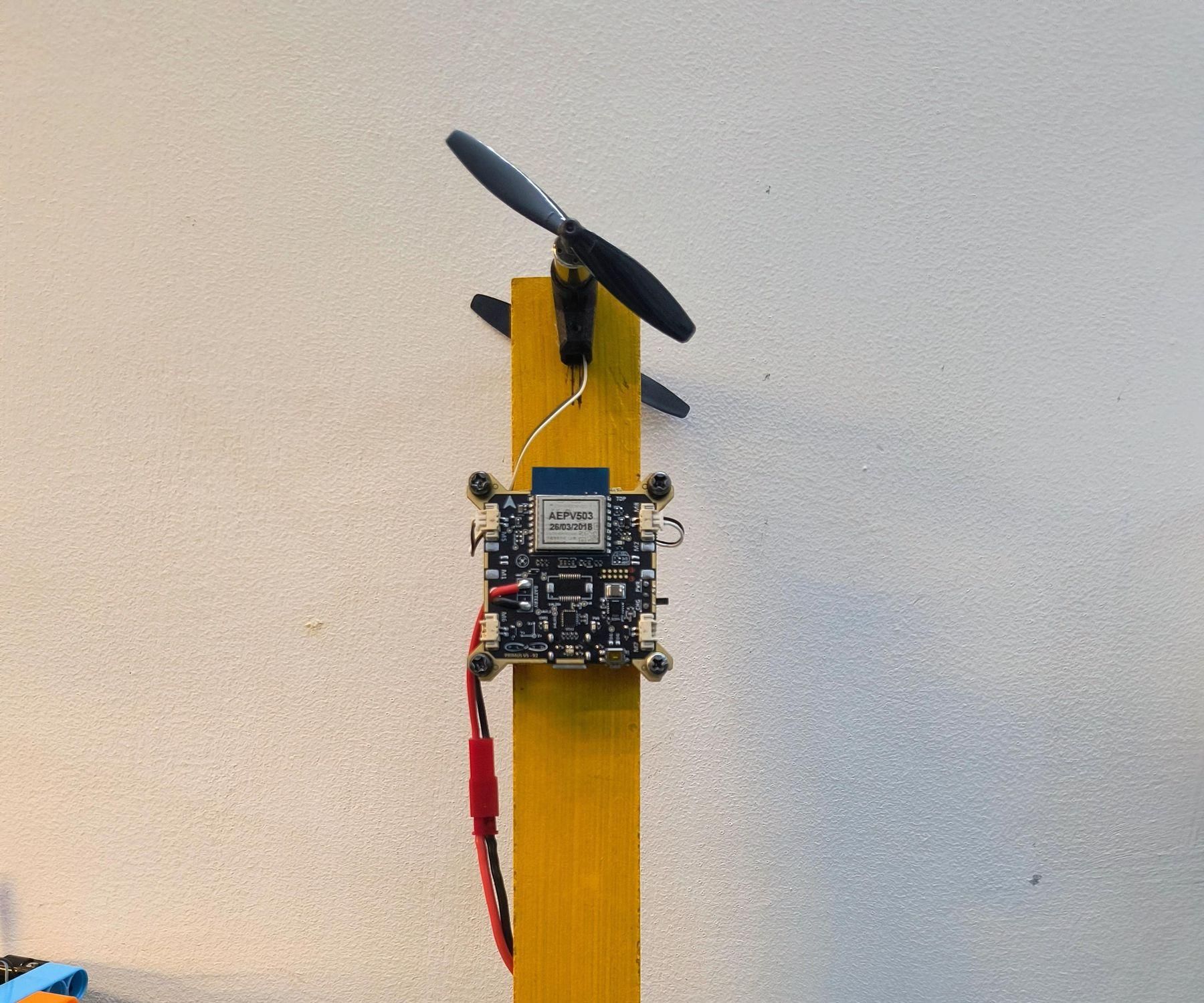 Self-Balancing Stick Using Pluto Flight Controller