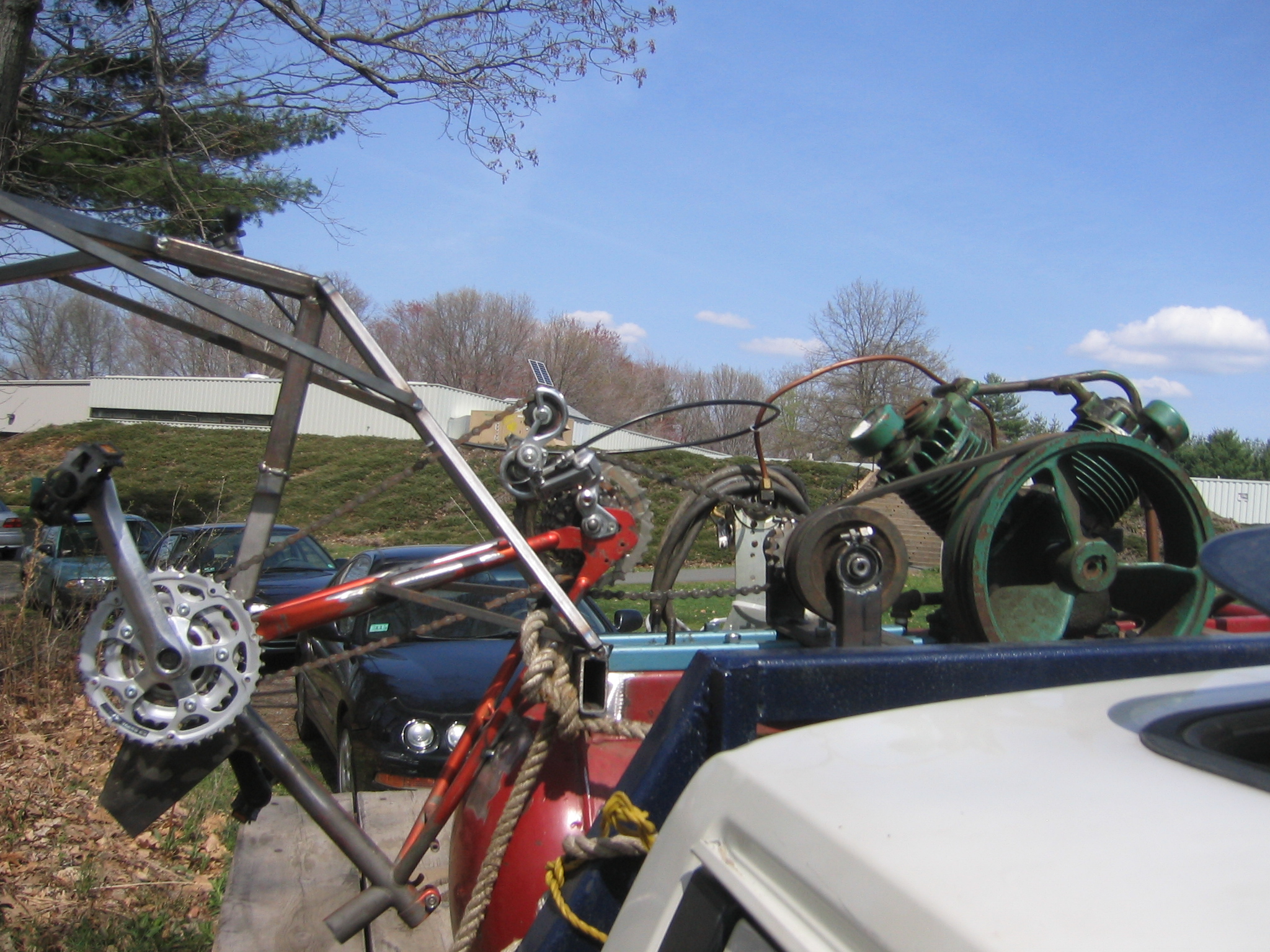 Pedal Powered Air Compressor