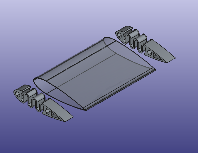 Aluminum Aero Modelism Airfoil
