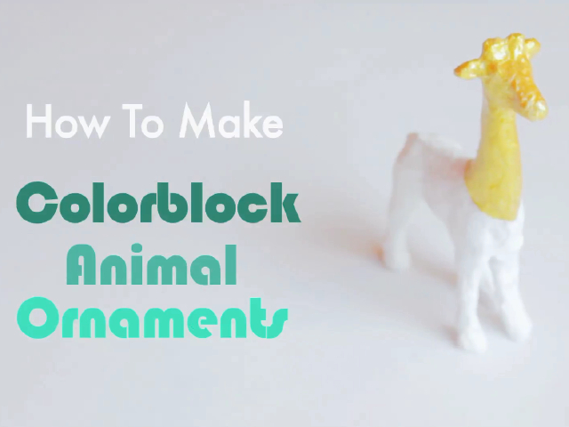 Metallic Colorblock Animals