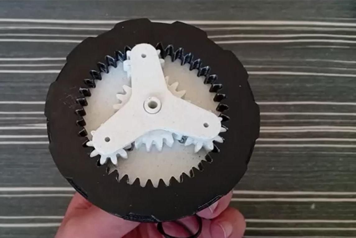 3D Printed Planetary Wheel Hub Drive for Rover & Robot Projects
