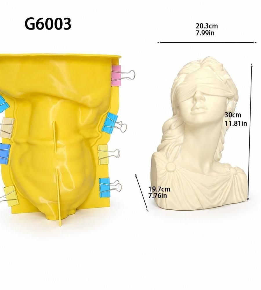 How We Made a 30CM Lady Justice Silicone Mold