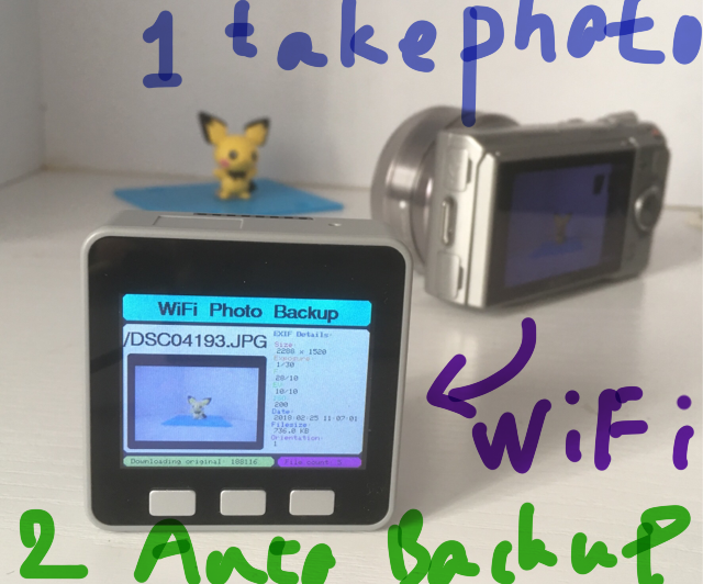 Arduino WiFi Photo Backup
