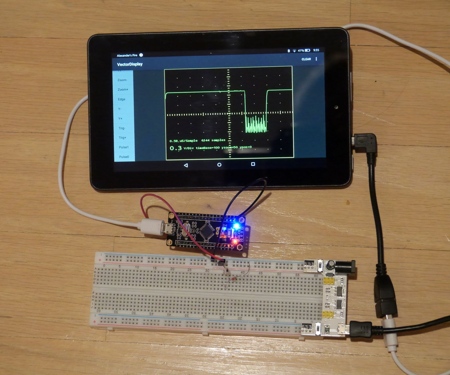 Tablet/Phone As Arduino Screen, and a $2 Oscilloscope