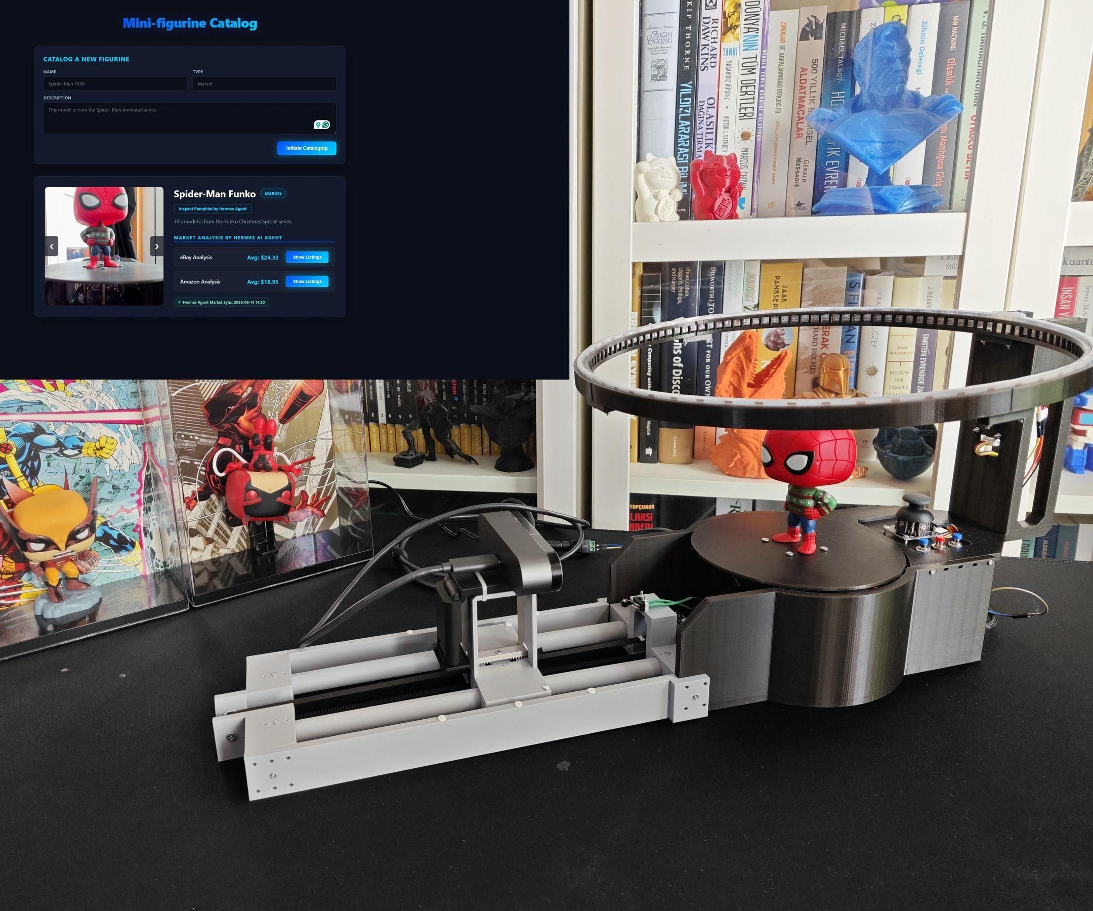 Mini-figurine Cataloger and Listing Tracker W/ Hermes Agent