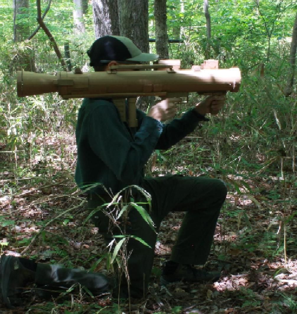 Insane Cardboard Marine Corps MAAWS: Multi-purpose Anti-armor Anti-personnel Weapons System Prop
