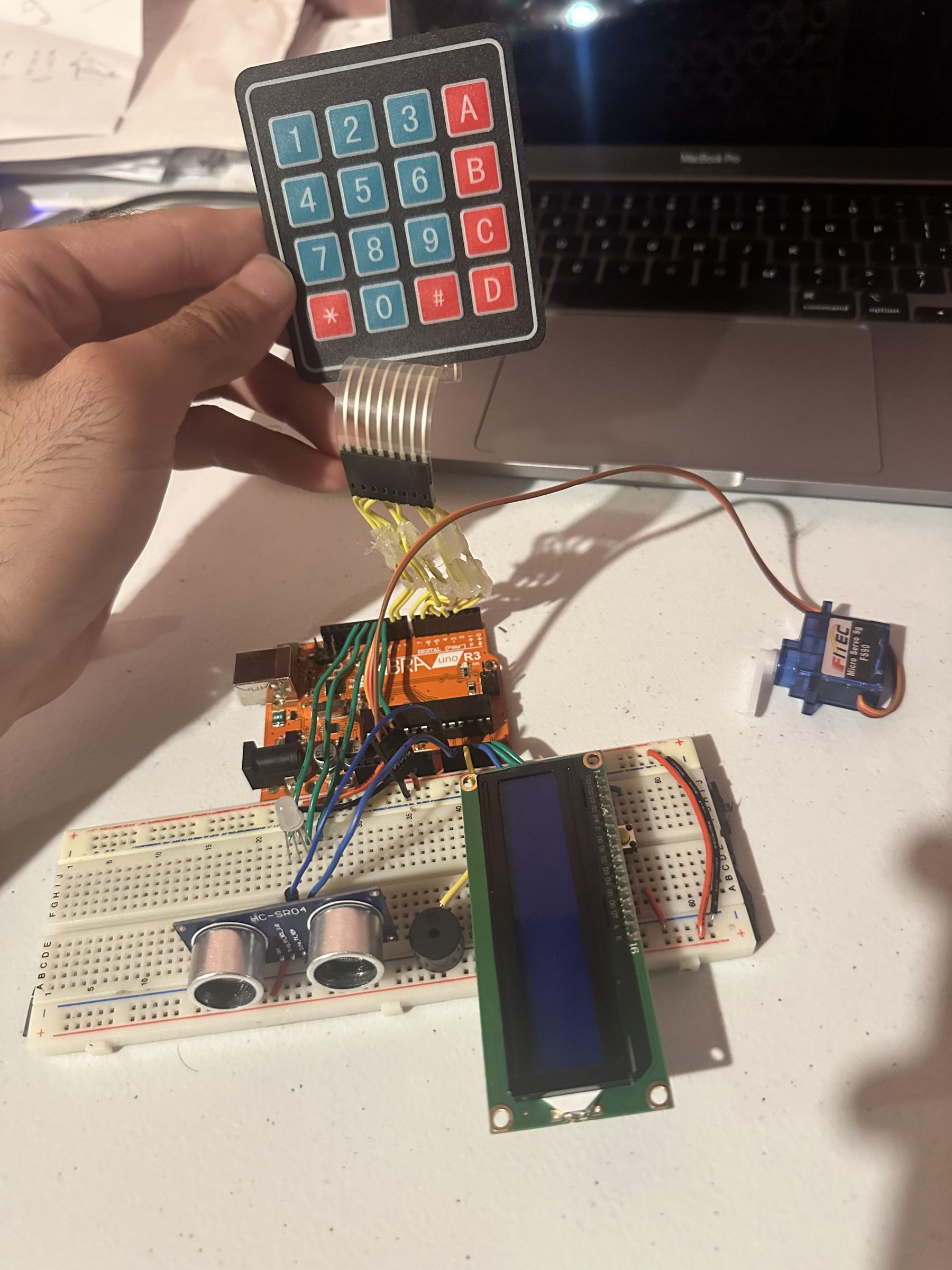 Smart Parking Gate Security System Using Arduino