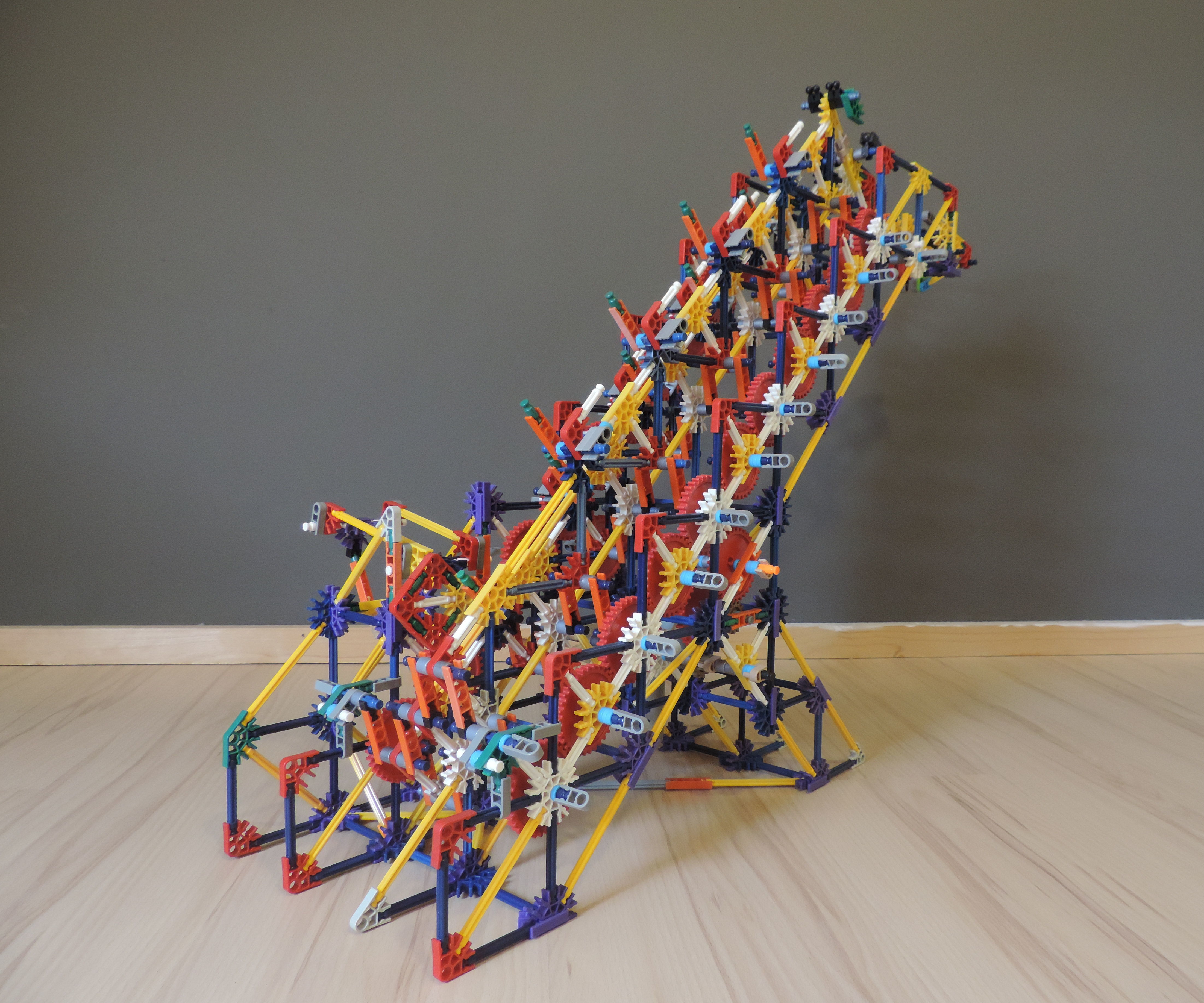 Knex Ball Machine Lift: Double Stair Lift