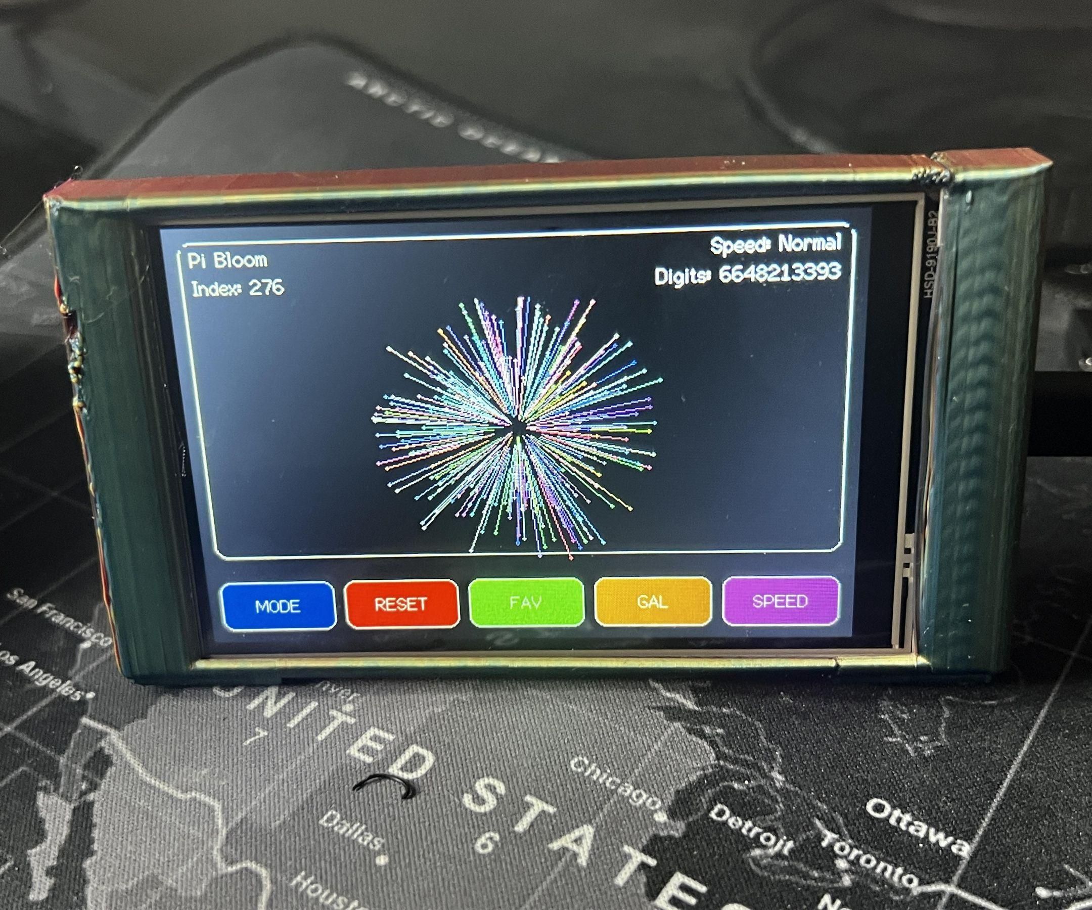 Touch Pi: a Pi Art Generator (ESP32 Touchscreen)