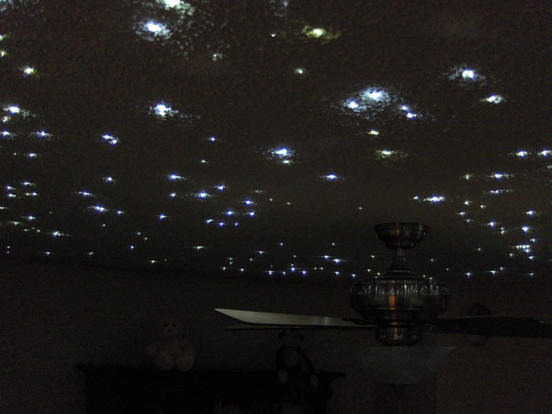 How to Create a Fiber Optic Starfield Ceiling