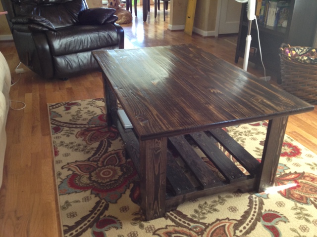 Coffee Table Made From Pallets