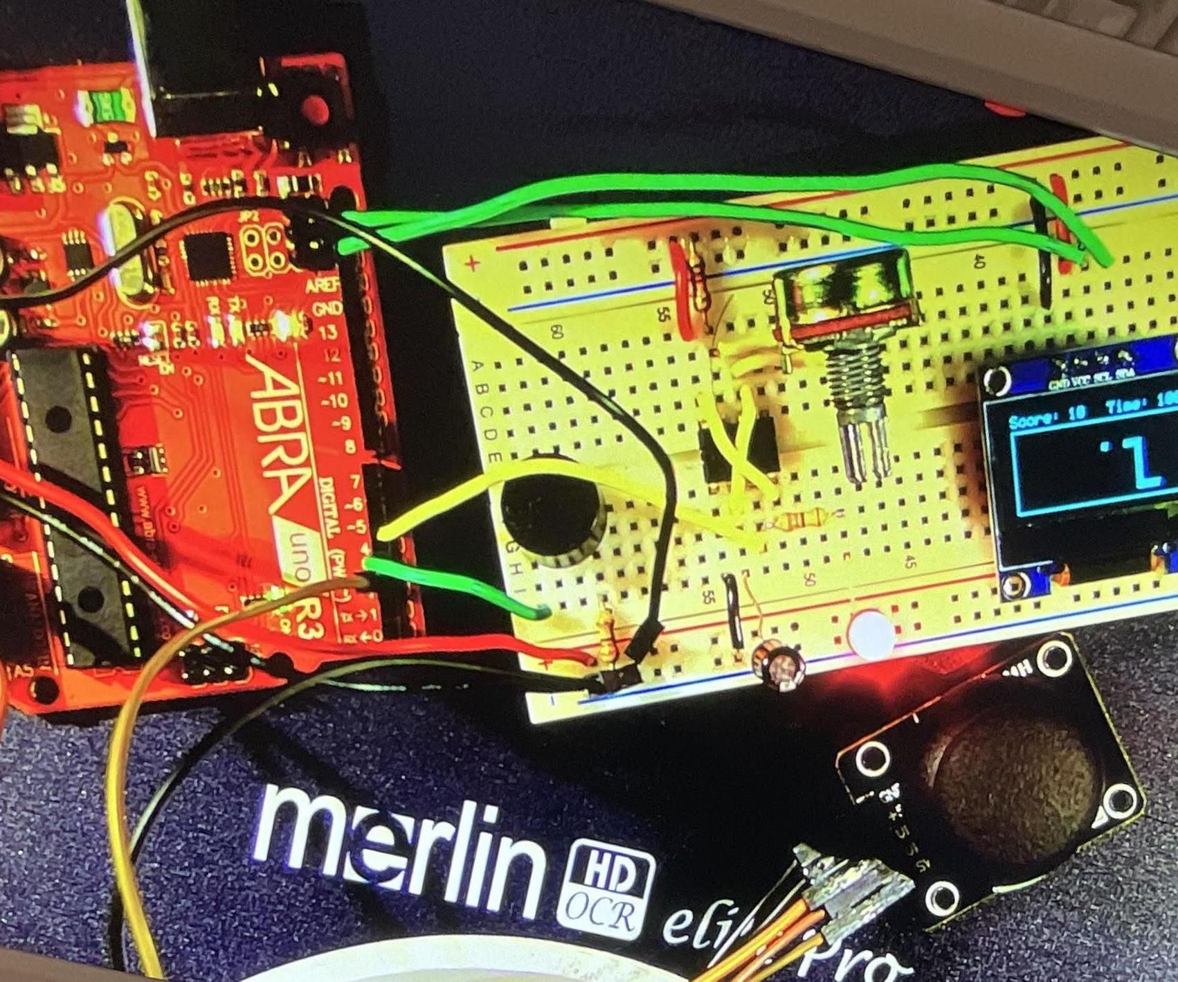 Arduino OLED Snake Game W/ 555 Timer Speed Control