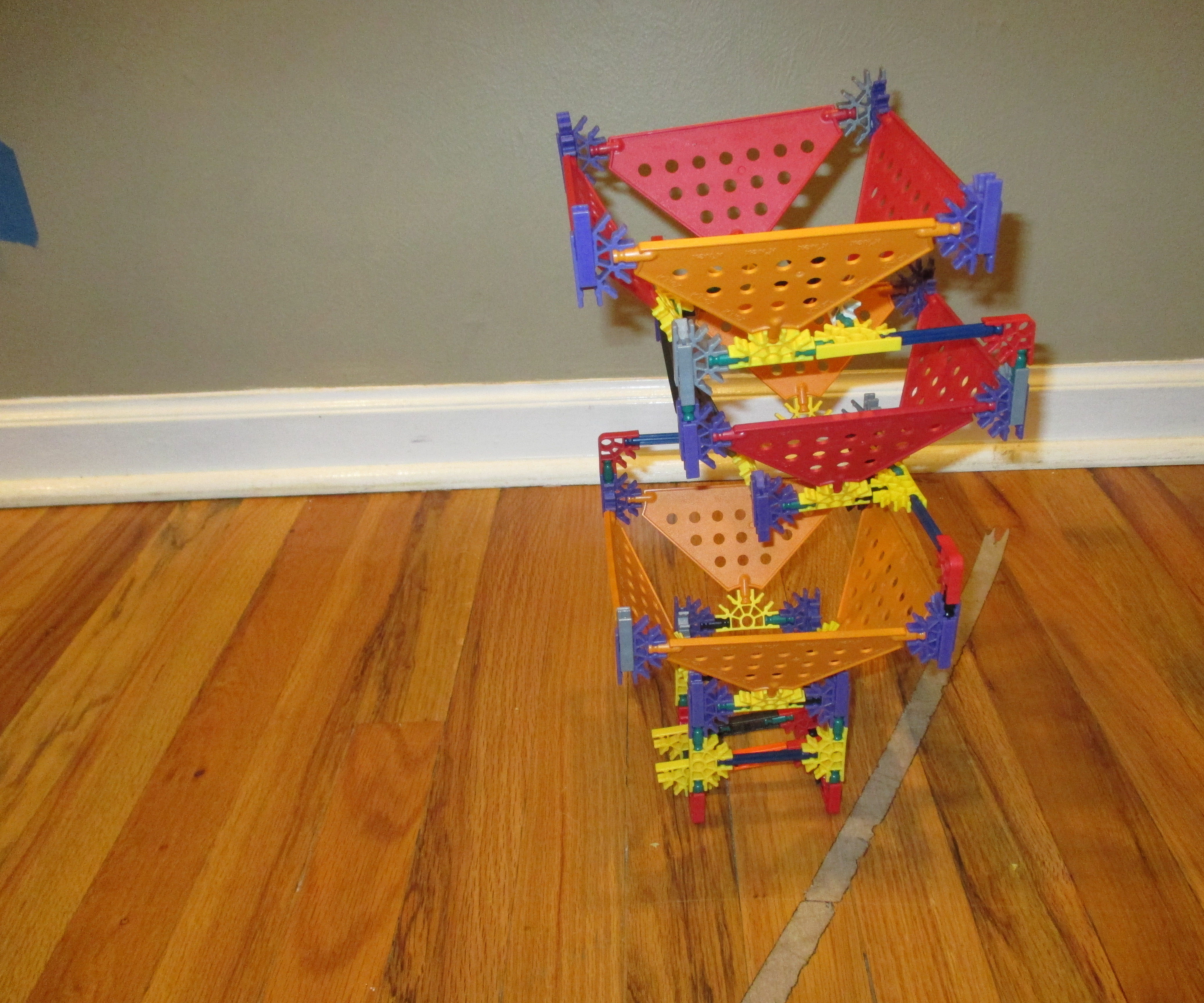 The Catch Basket Zigzag-a K'nex Ball Machine Element