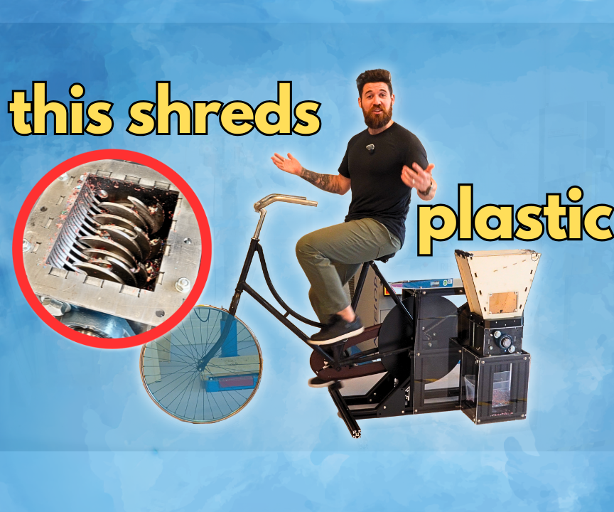 Build a Bike-Powered Plastic Shredder (Based on the Precious Plastics Shredder)