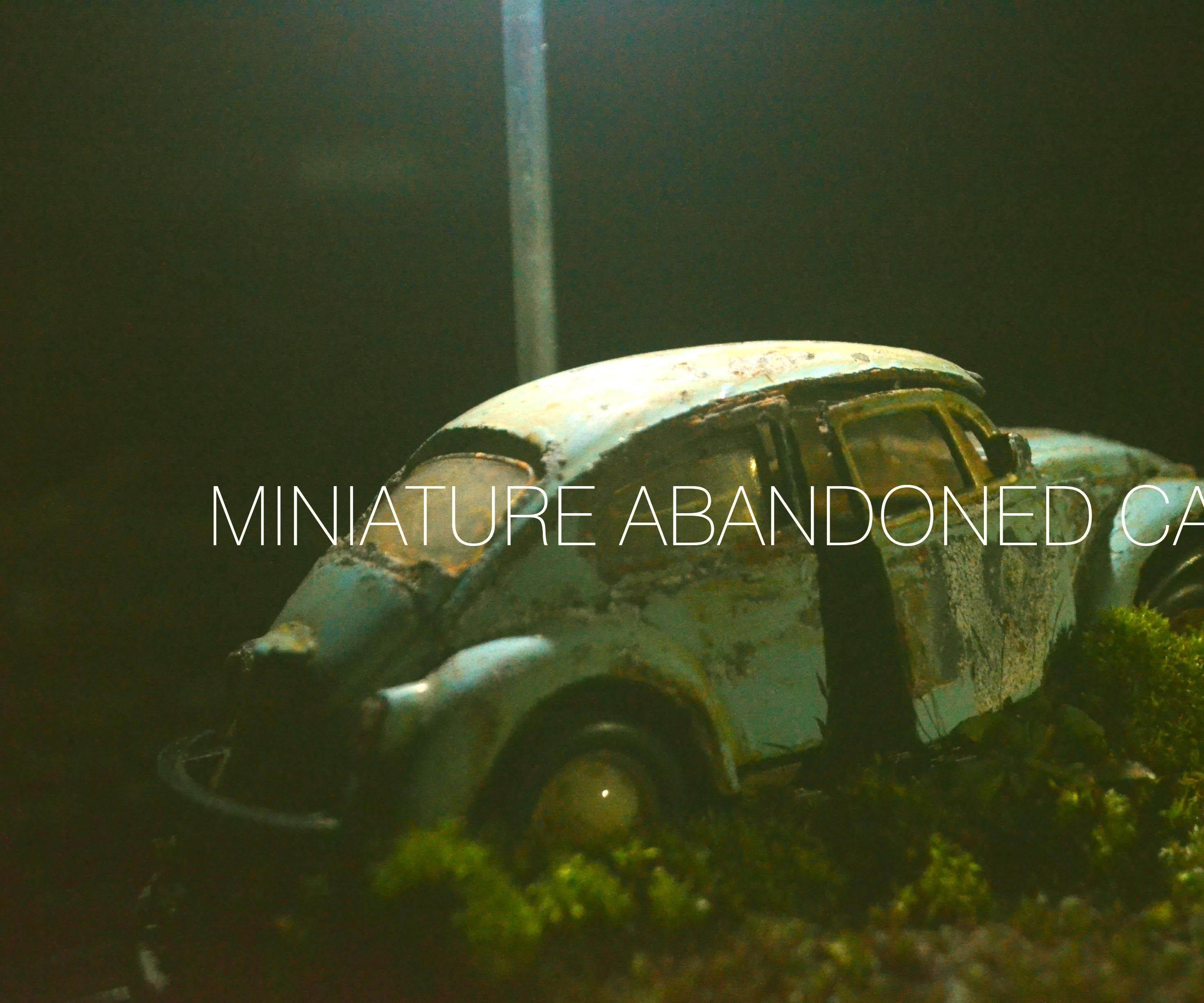 Miniature Version Abandoned Car 