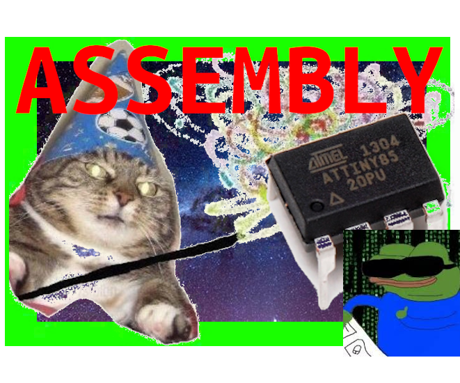 Learning Assembly With ATTINY85 Arduino Simulator - Part 1 (Blinking LED)