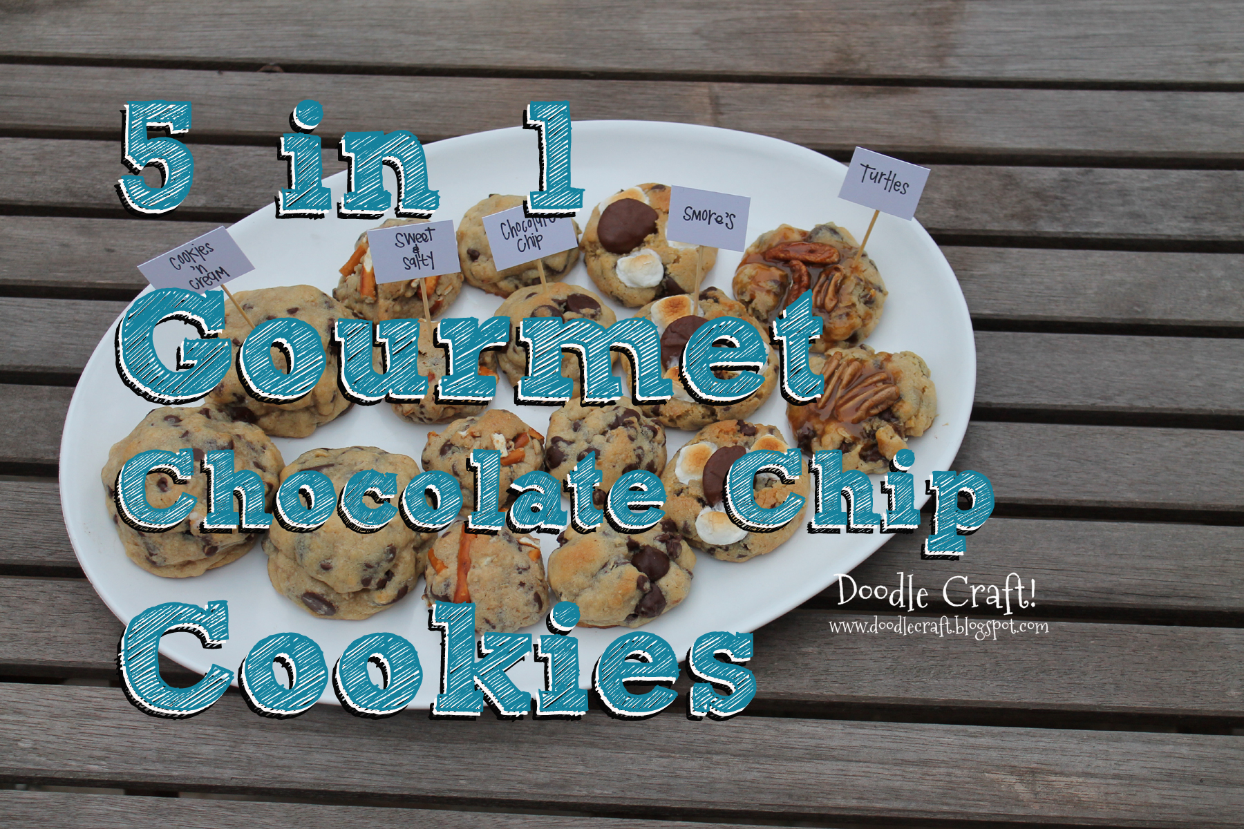 gourmet cookies 5 in 1 chocolate chip recipe tutorial for turtles sweet salty cookies n cream oreos make your own title.jpg