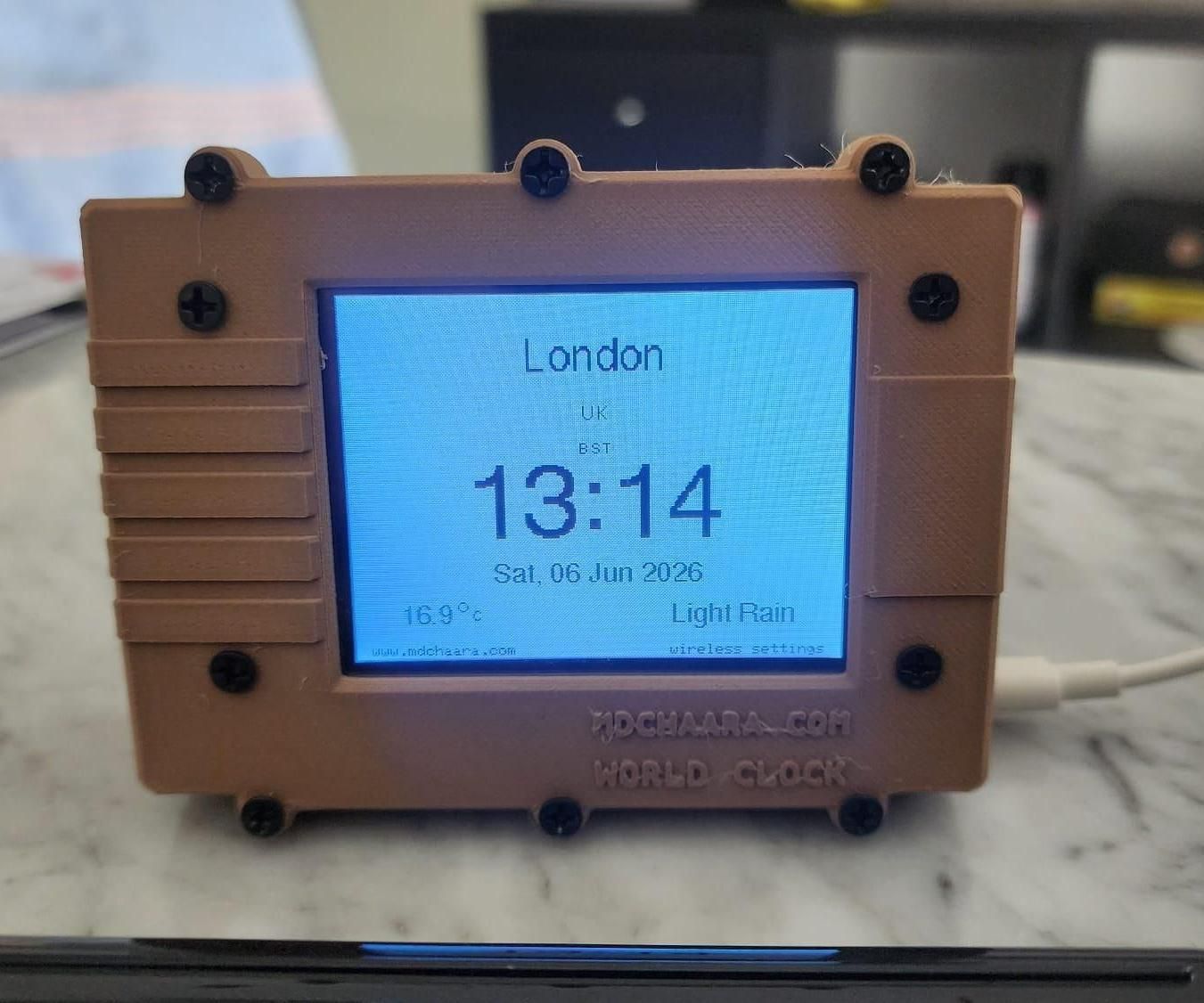 ESP32 CYD World Clock