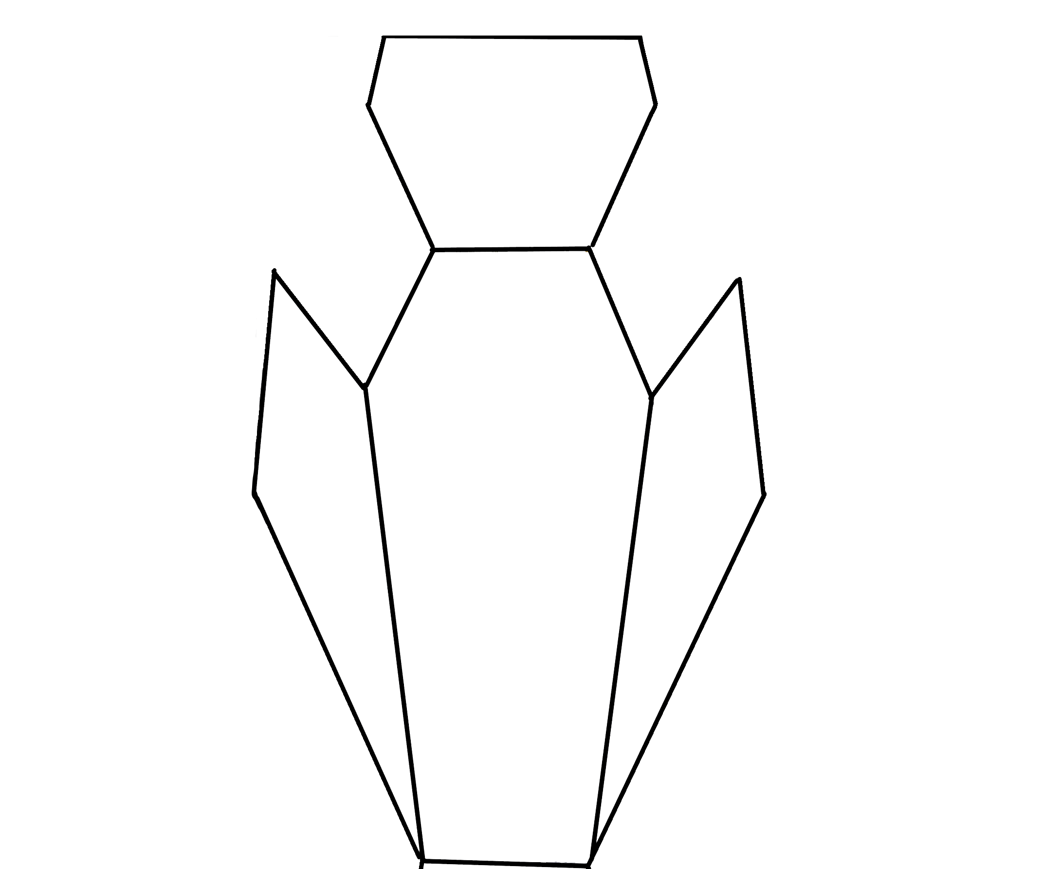 Free Printable Coffin Envelope