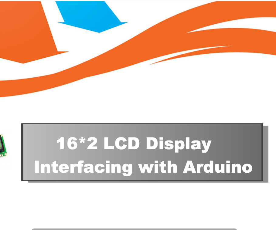 16*2 LCD Interfacing With Arduino Nano