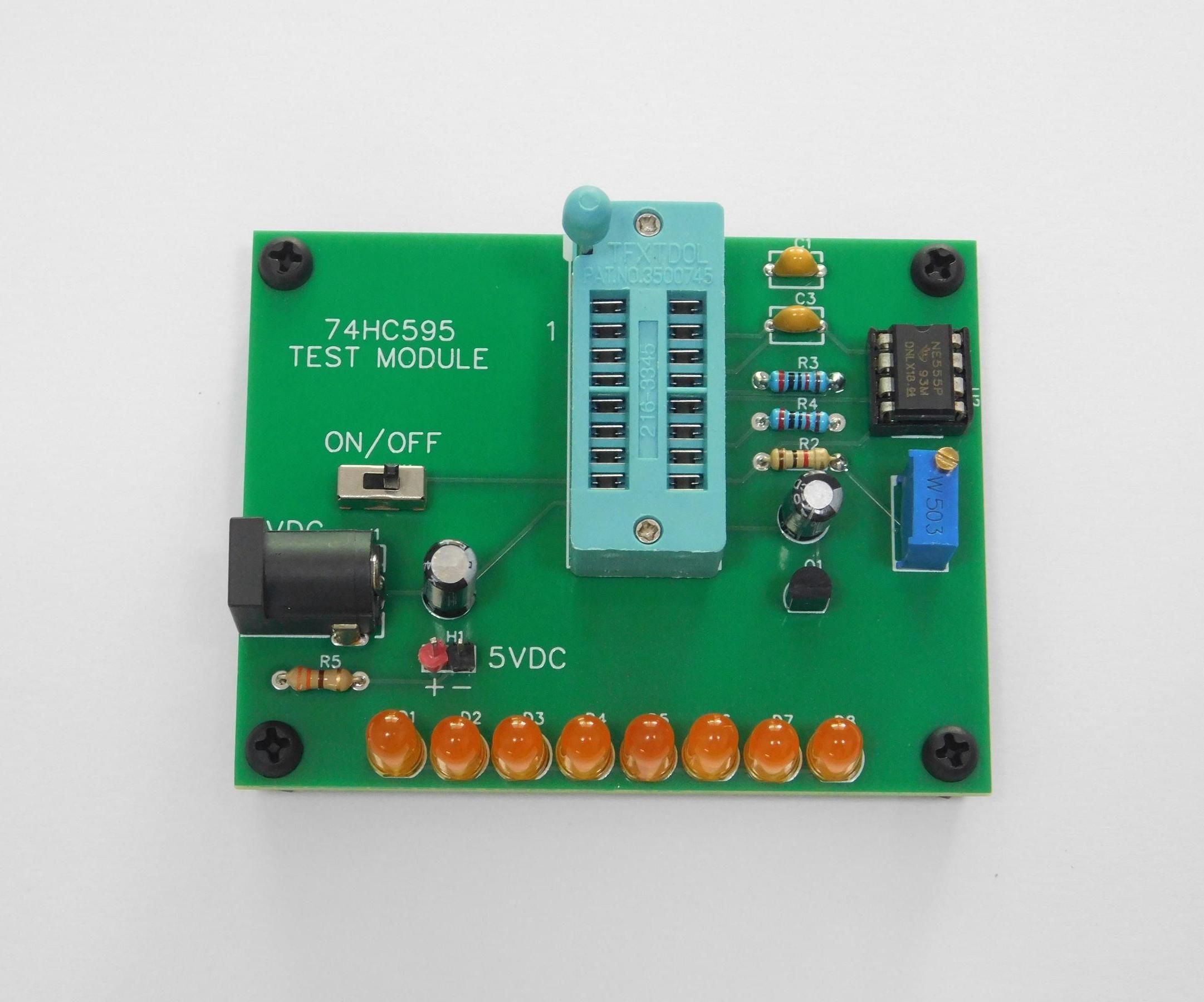 SN74HC595 Test Module