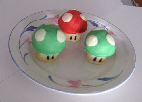 Super Mario Mushroom Cookies