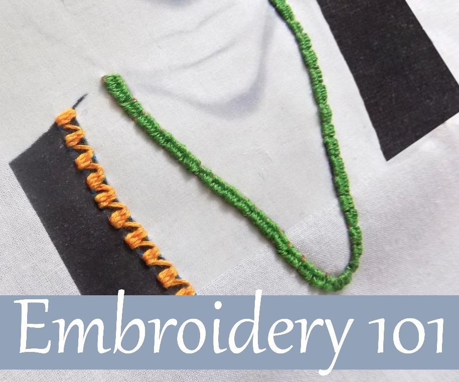 Embroidery 101: Woven Back and Woven Running Stitches 