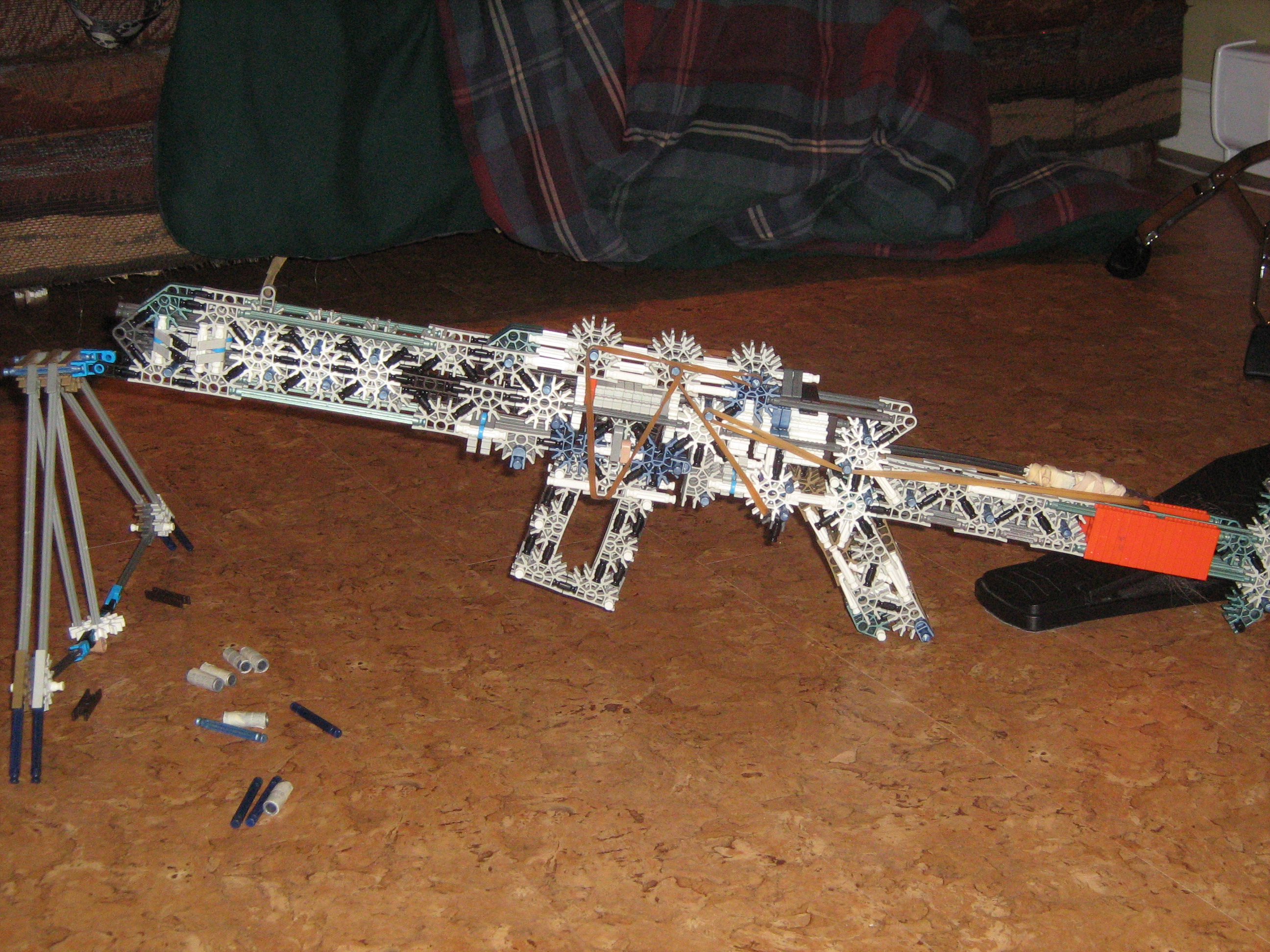 Silver Arrow K'nex Rifle