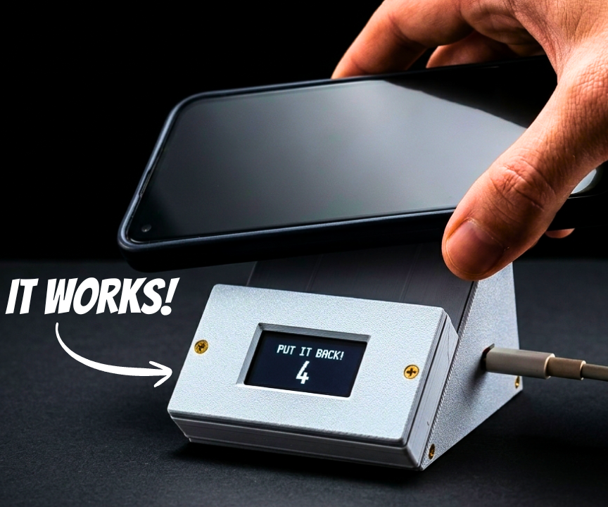 Smart Smartphone Stand: Fixes Phone Addiction