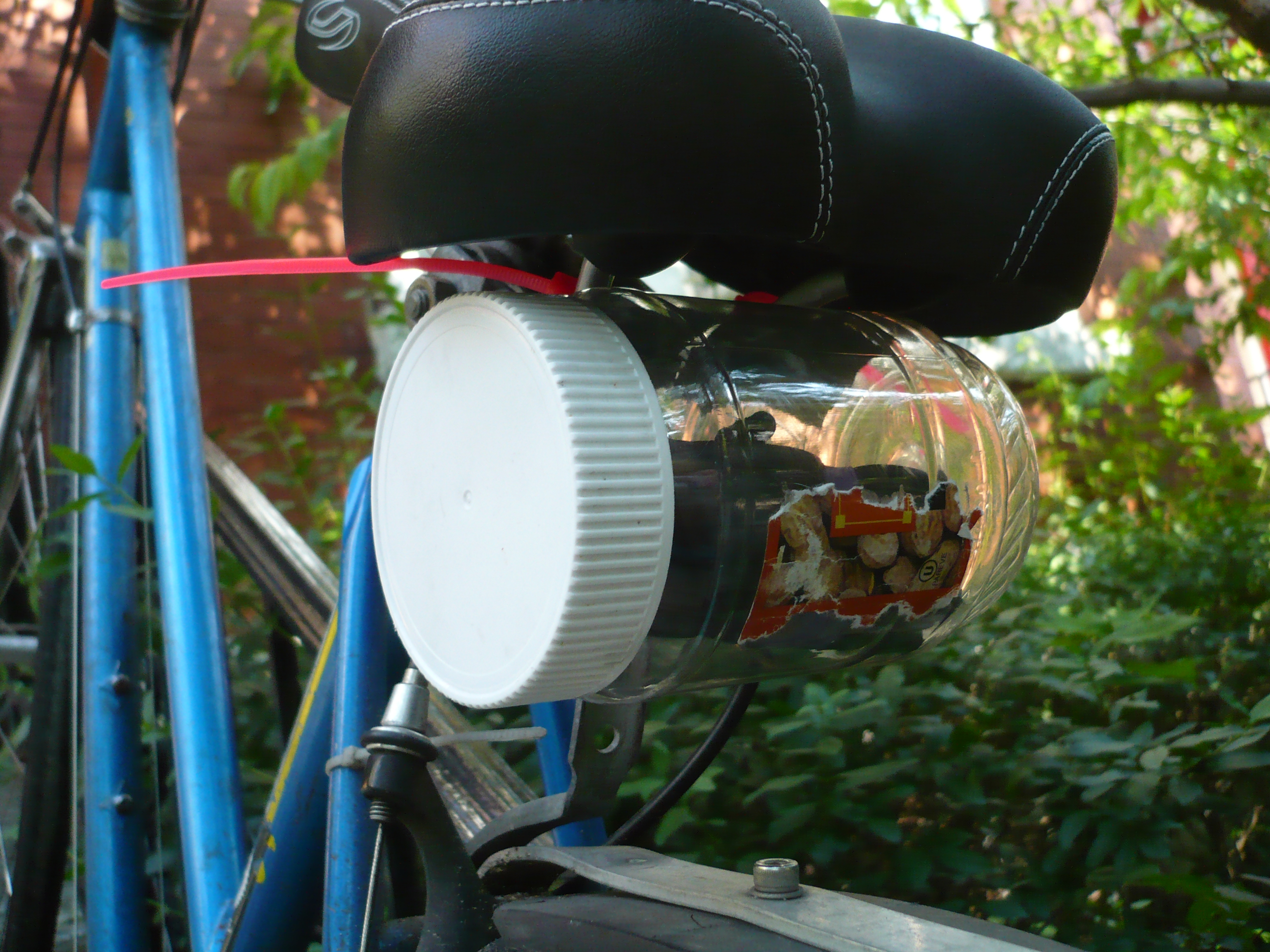 Plastic Jar Bike Saddle Bag