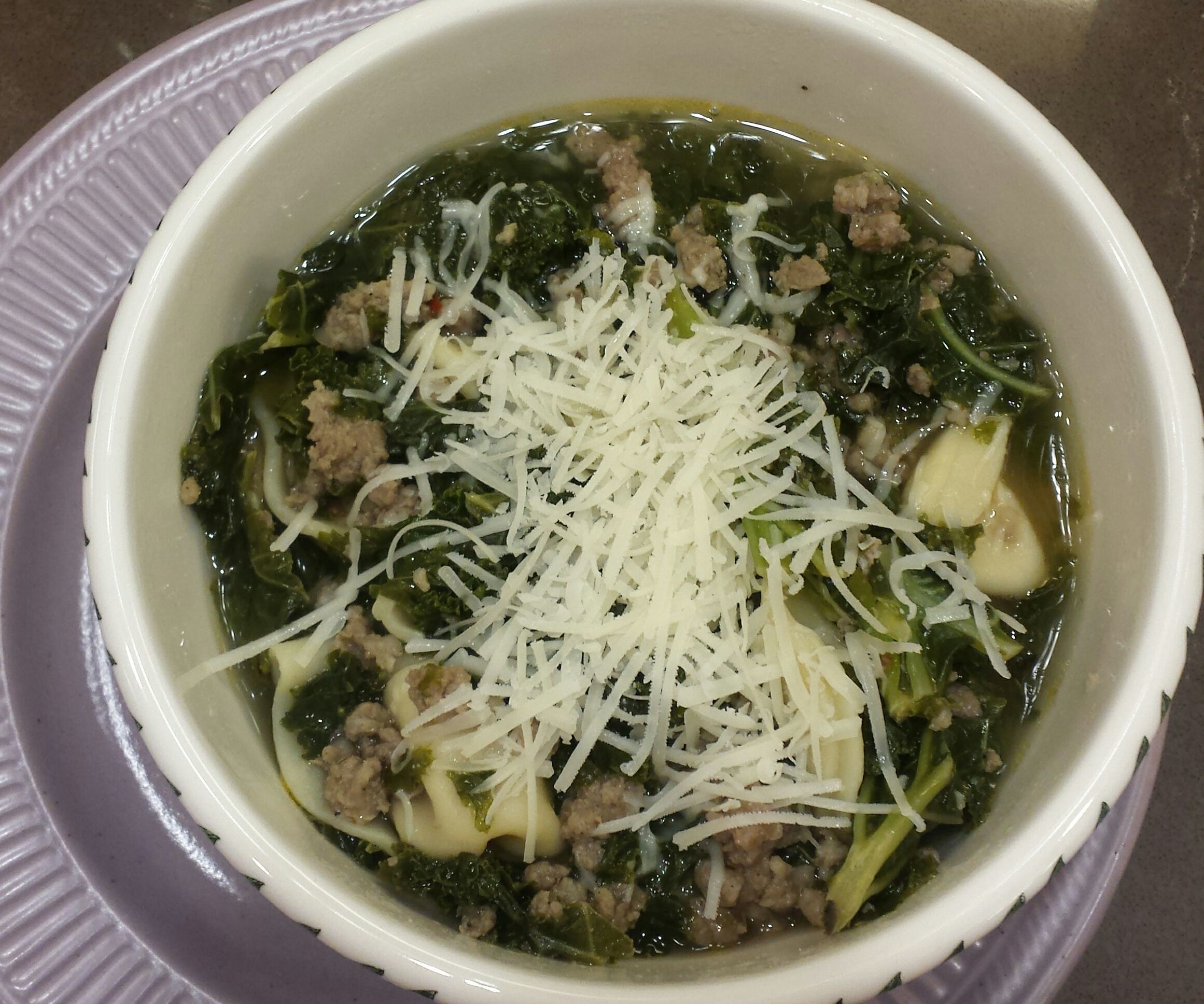 Tortellini Kale Soup