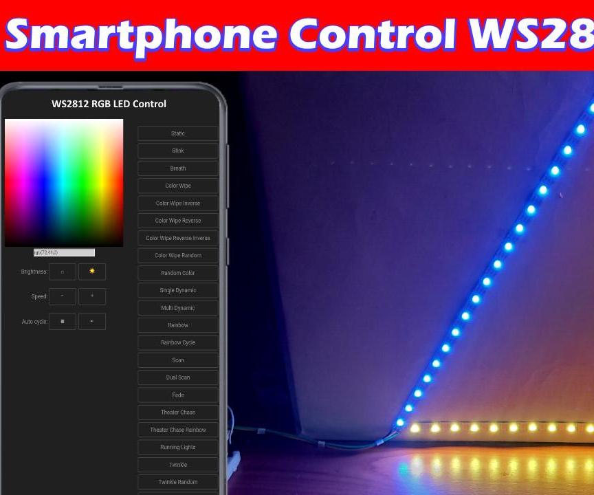 DIY SmartPhone Controlled RGB Led WS2812