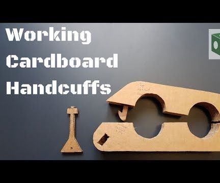 DIY Working Cardboard Handcuffs