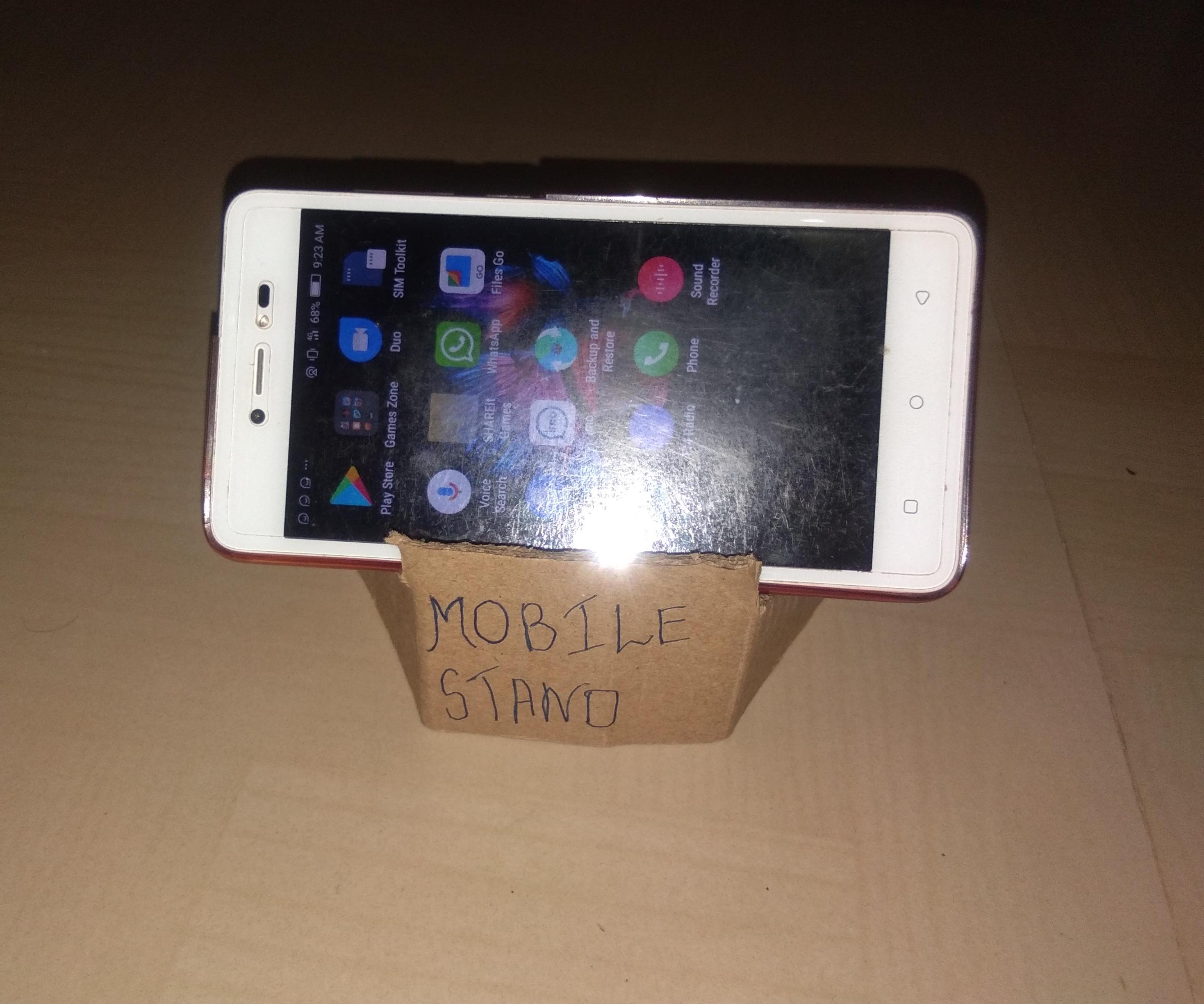 DIY Easy Mobile Stand, Very Easy!